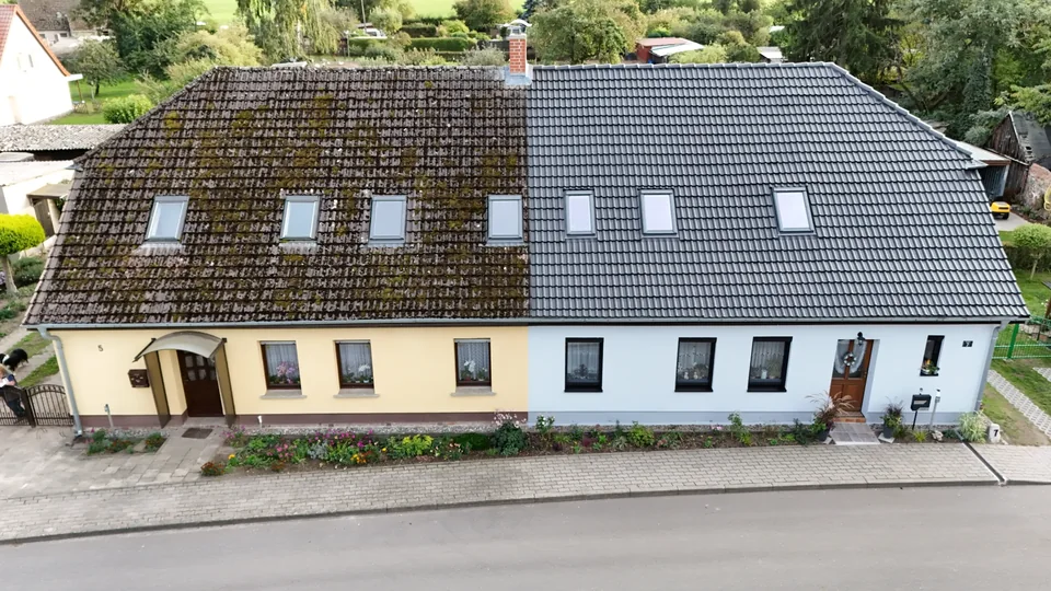 Doppelhaus in Friedland – Vergleich unterschiedlicher Bearbeitungszustände